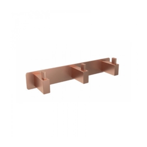 Percha triple oro rosa cepillado Technic CAT002-02/ORC