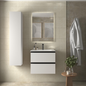SALGAR BEQUIA METAL 2C Mueble de baño suspendido 60-70-80-100 Lavabo Constanza - Imagen 2