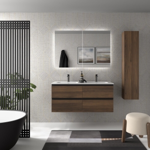 SALGAR BEQUIA METAL Mueble de baño suspendido 120 Lavabo Constanza. - Imagen 3