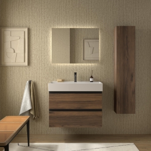 SALGAR BEQUIA METAL Mueble de baño suspendido 80-100 Lavabo Veneto - Imagen 4