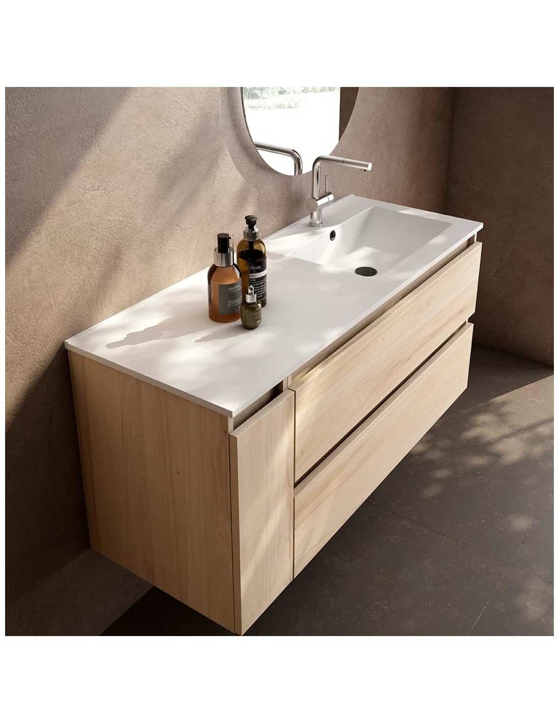 mueble-de-bano-box-de-2-c-1-p-de-visobath-80100 (2) Mueble de baño suspendido Box 2C+1P Laminado de Visobath