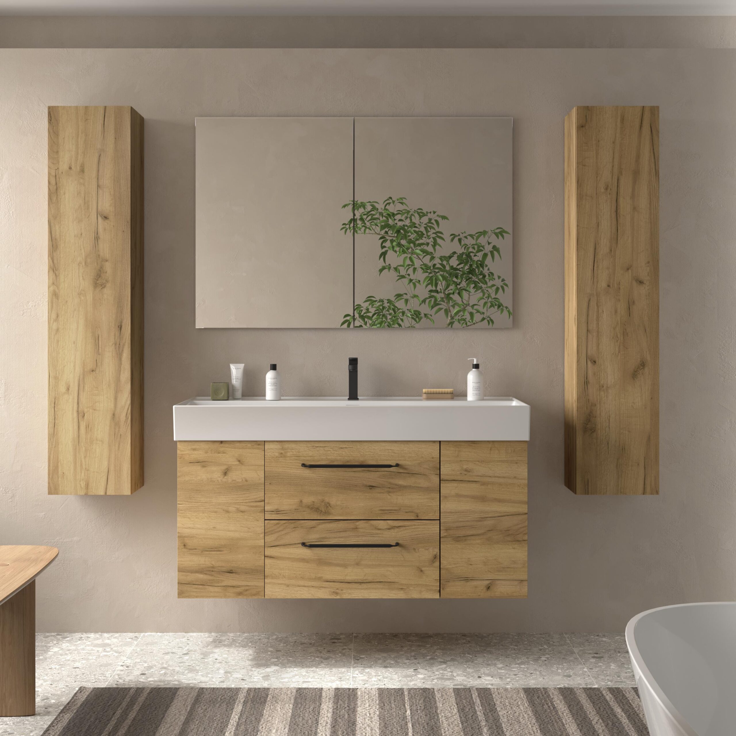 salgar-web-born-plus-amb-3-born-plus-venetto-1200-frontal-africa-v5-rgb-v2 SALGAR MORAI Mueble de baño suspendido 120 + puerta Lavabo Veneto