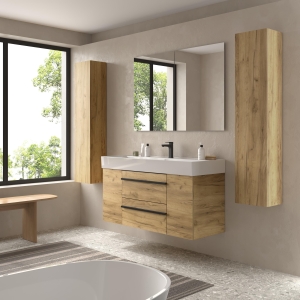SALGAR BORN Mueble de baño suspendido 120 + puerta Lavabo Veneto - Imagen 2