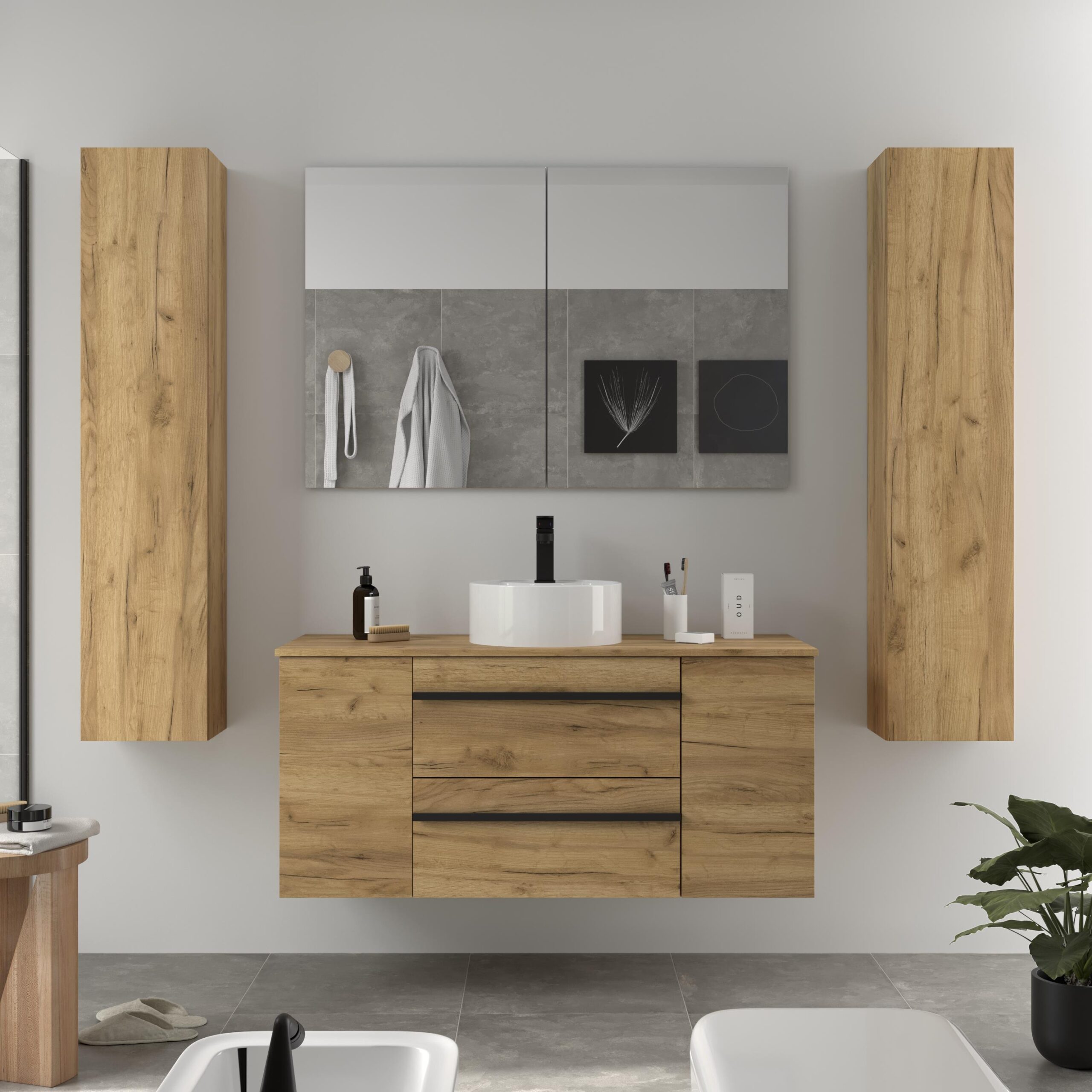 salgar-web-born-plus-amb-4-born-plus-lisboa-1200-frontal-africa-v4-rgb-v2 SALGAR BORN Mueble de baño suspendido 120 + puerta y Lavabo Lisboa