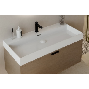 Lavabo encastrado de 60, 80, 100 de cerámica ARIES