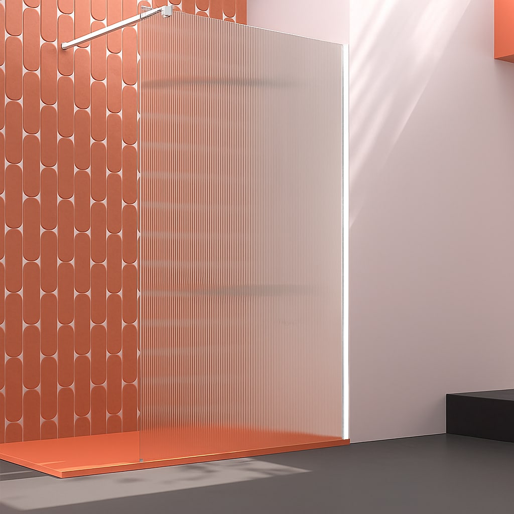 SCREEN WAVE BLANCA SBX_Imex Mampara hoja fija SCREEN Wave Blanco
