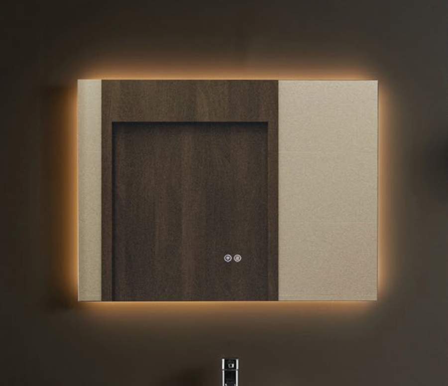 dacca Espejo de baño con luz LED Dacca