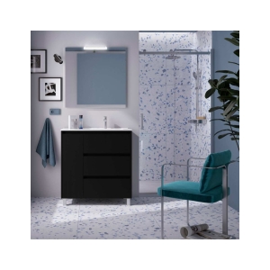 Mueble baño suspendido Noja 1P+3C de Salgar 90