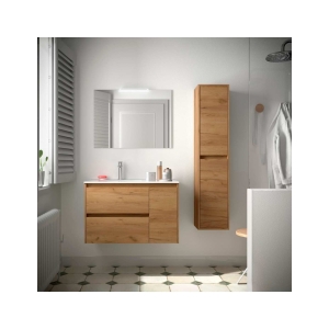 Mueble baño suspendido Noja 2C + 1P de Salgar 90
