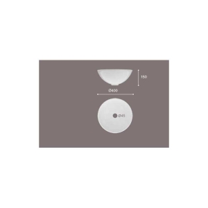 Lavabo Bol Bronce - Imagen 2