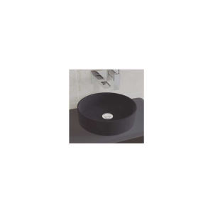 Lavabo sobre encimera 35.5ø EXTRA-FINO de cerámica Negro mate Osiris