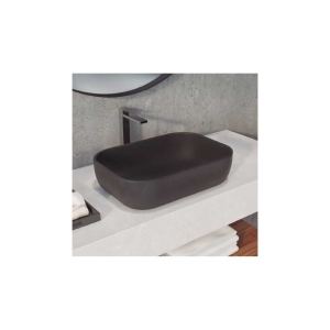 Lavabo sobre encimera EXTRA-FINO de cerámica Horus Negro