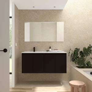 Mueble baño suspendido Noja 4P de Salgar 120 Lavabo Desplazado - Imagen 7
