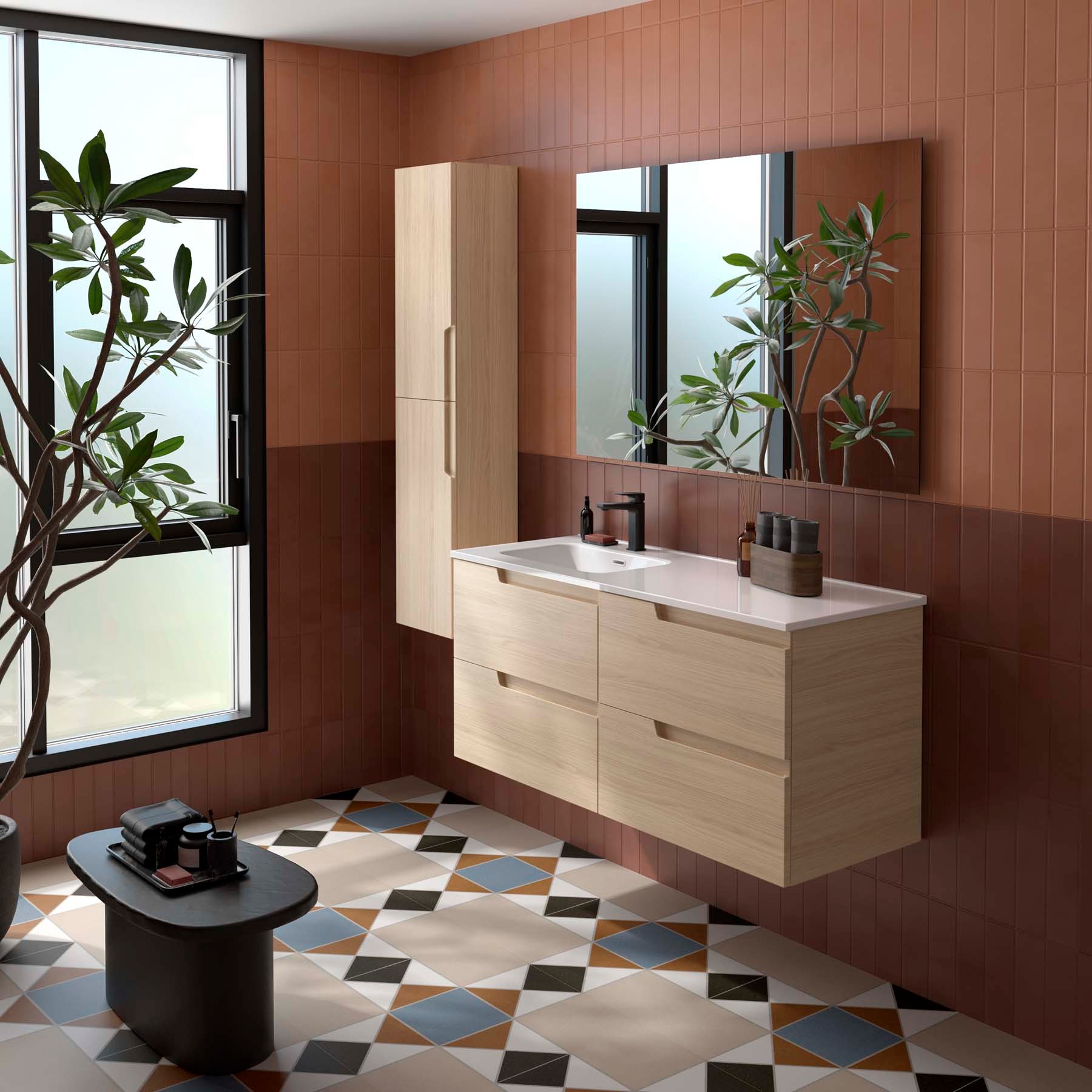 SALGAR-WEB-MY-BATH-AMB-1-VIMA-1200-SIENNA-RGB_l Mueble baño suspendido Vima de Salgar 120 lavabo desplazado