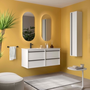 Mueble baño suspendido ATTILA de Salgar 120 Desplazado - Imagen 5