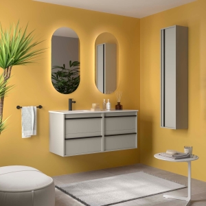 Mueble baño suspendido ATTILA de Salgar 120 Desplazado - Imagen 7