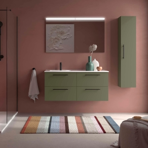 Mueble baño suspendido Silane de Salgar 120 Desplazado - Imagen 5