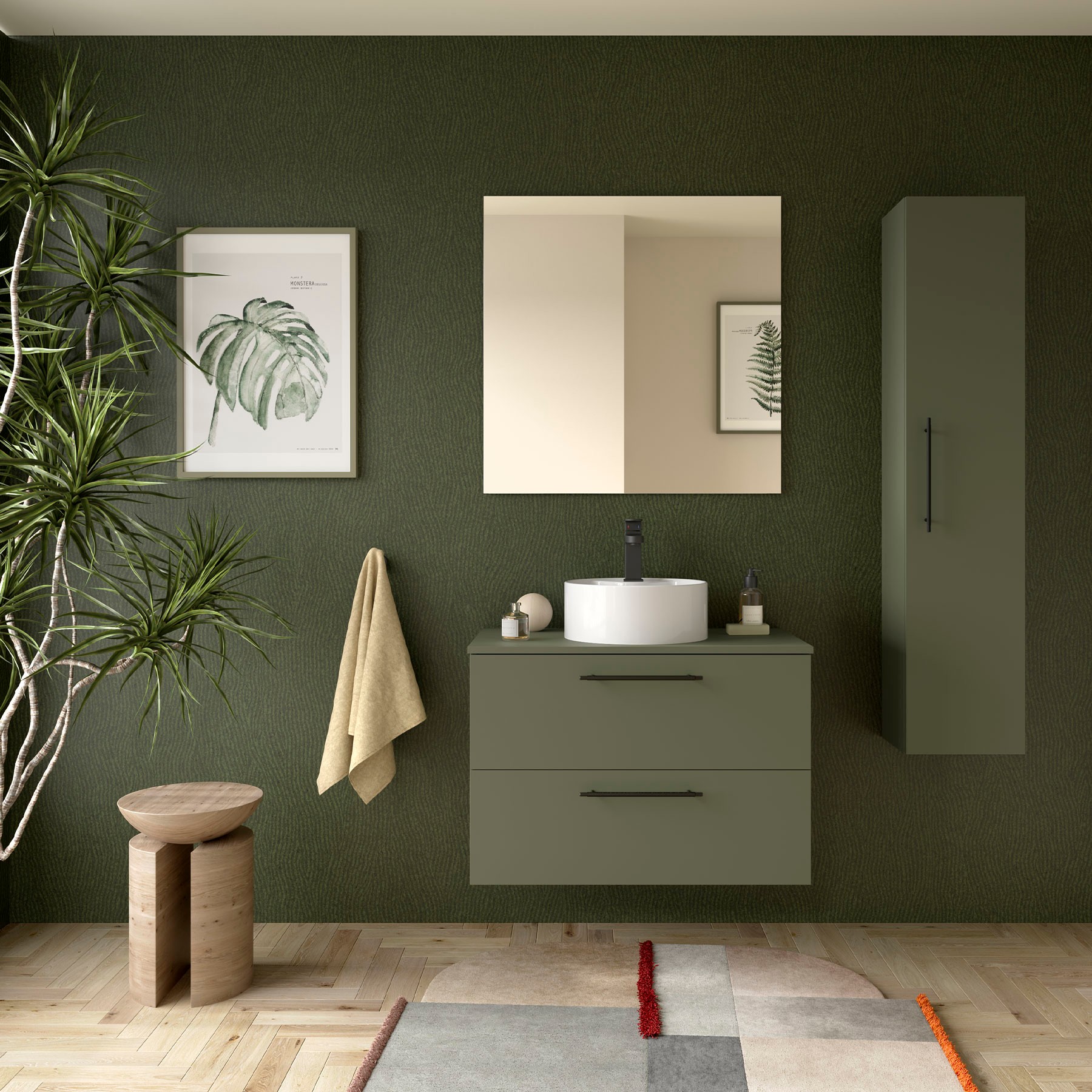 salgar-mueble-bano-green-satin-800-silane-posar_l Mueble baño suspendido Silane TOP de Salgar
