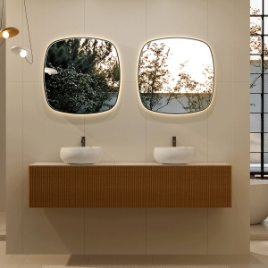 Espejo de Baño Catania Ledimex | Retroiluminado, Antivaho y 3 Colores de Luz