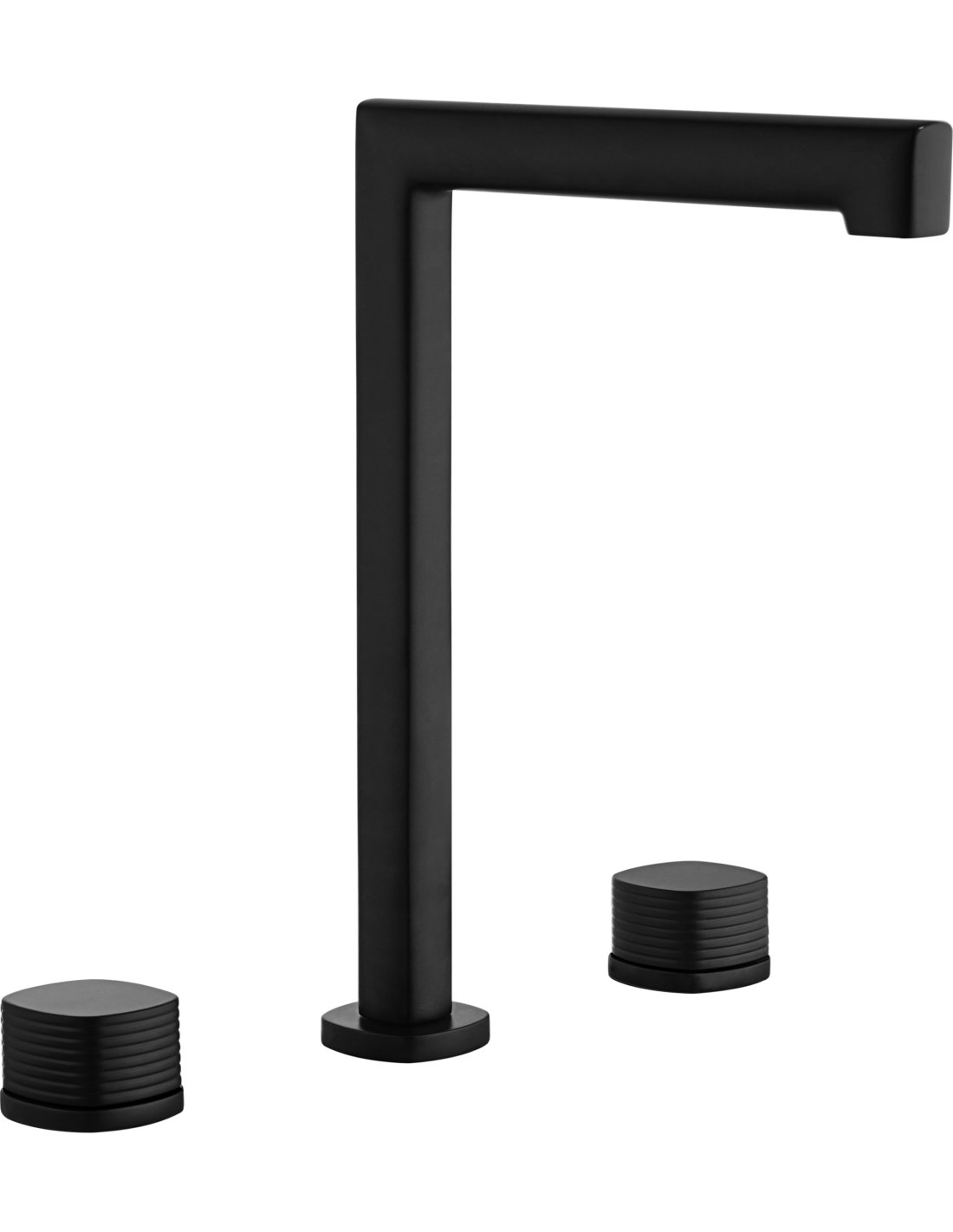 LAVABO BIMANDO SOBRENCIMERA CAÑO ALTO FIRENZE NEGRO MATE BAF065/NG LAVABO BIMANDO SOBRENCIMERA CAÑO ALTO FIRENZE NEGRO MATE BAF065/NG - Imagen 1