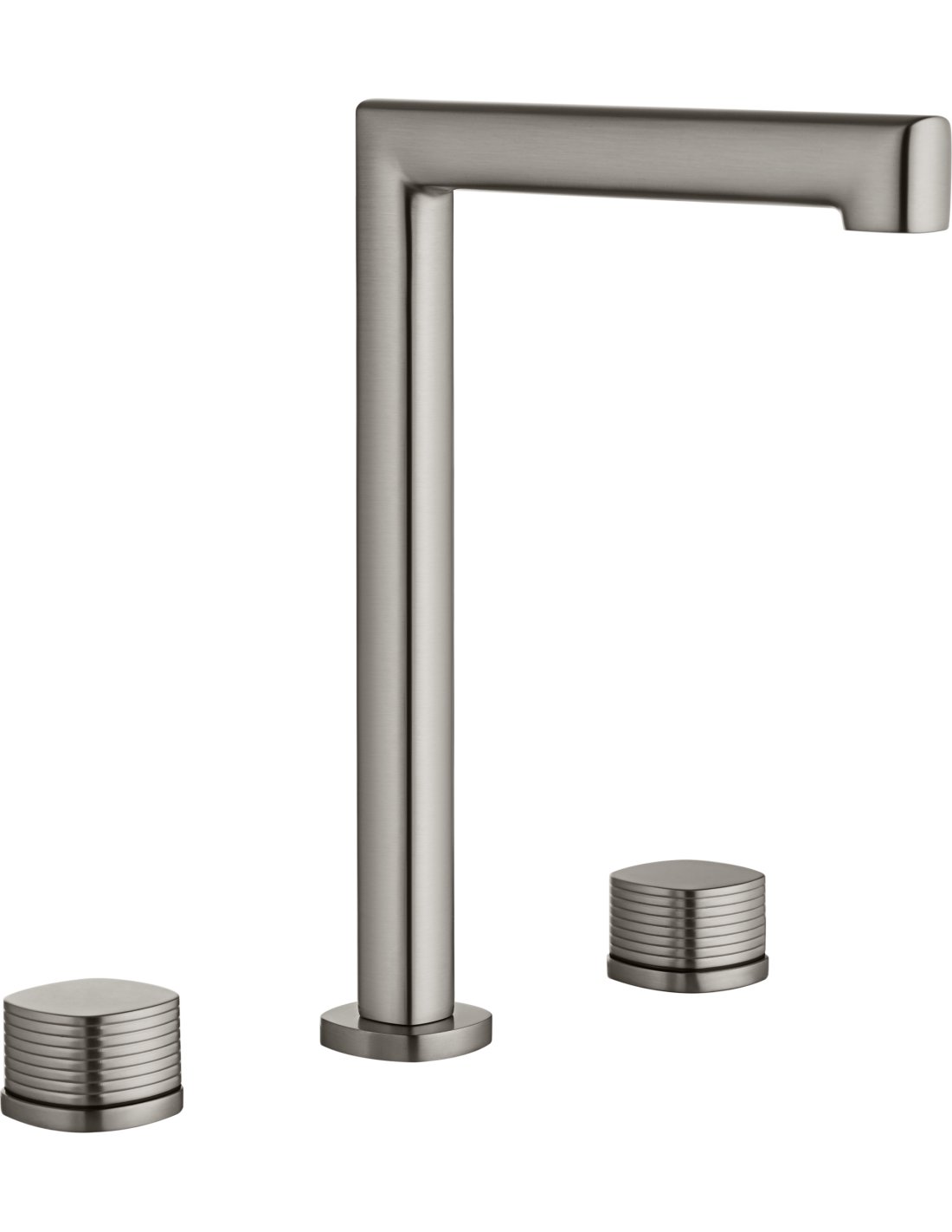 LAVABO BIMANDO SOBRENCIMERA CAÑO ALTO FIRENZE NÍQUEL CEPILLADO BAF065/NQ LAVABO BIMANDO SOBRENCIMERA CAÑO ALTO FIRENZE NÍQUEL CEPILLADO BAF065/NQ - Imagen 1