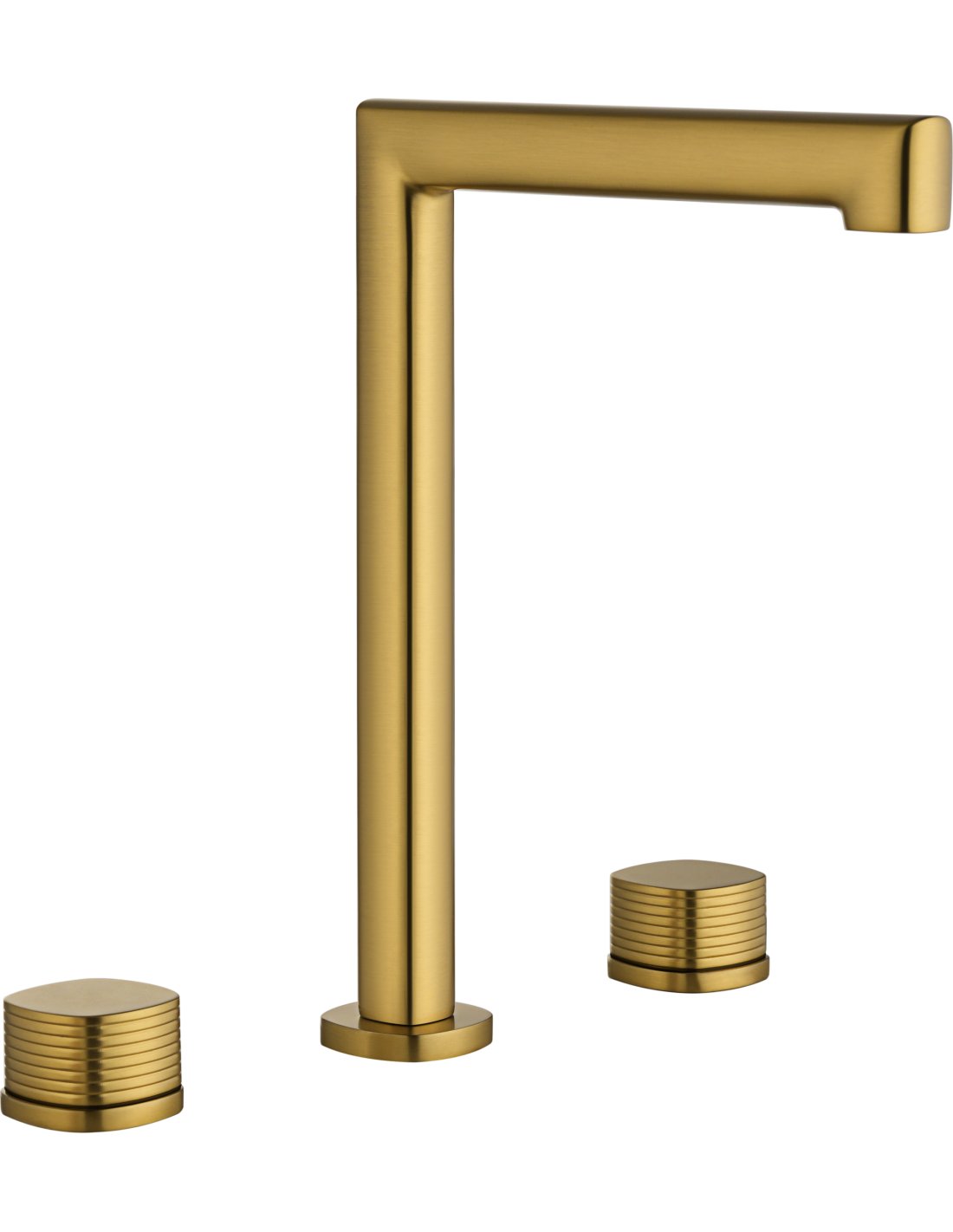 LAVABO BIMANDO SOBRENCIMERA CAÑO ALTO FIRENZE ORO CEPILLADO BAF065/OC LAVABO BIMANDO SOBRENCIMERA CAÑO ALTO FIRENZE ORO CEPILLADO BAF065/OC - Imagen 1
