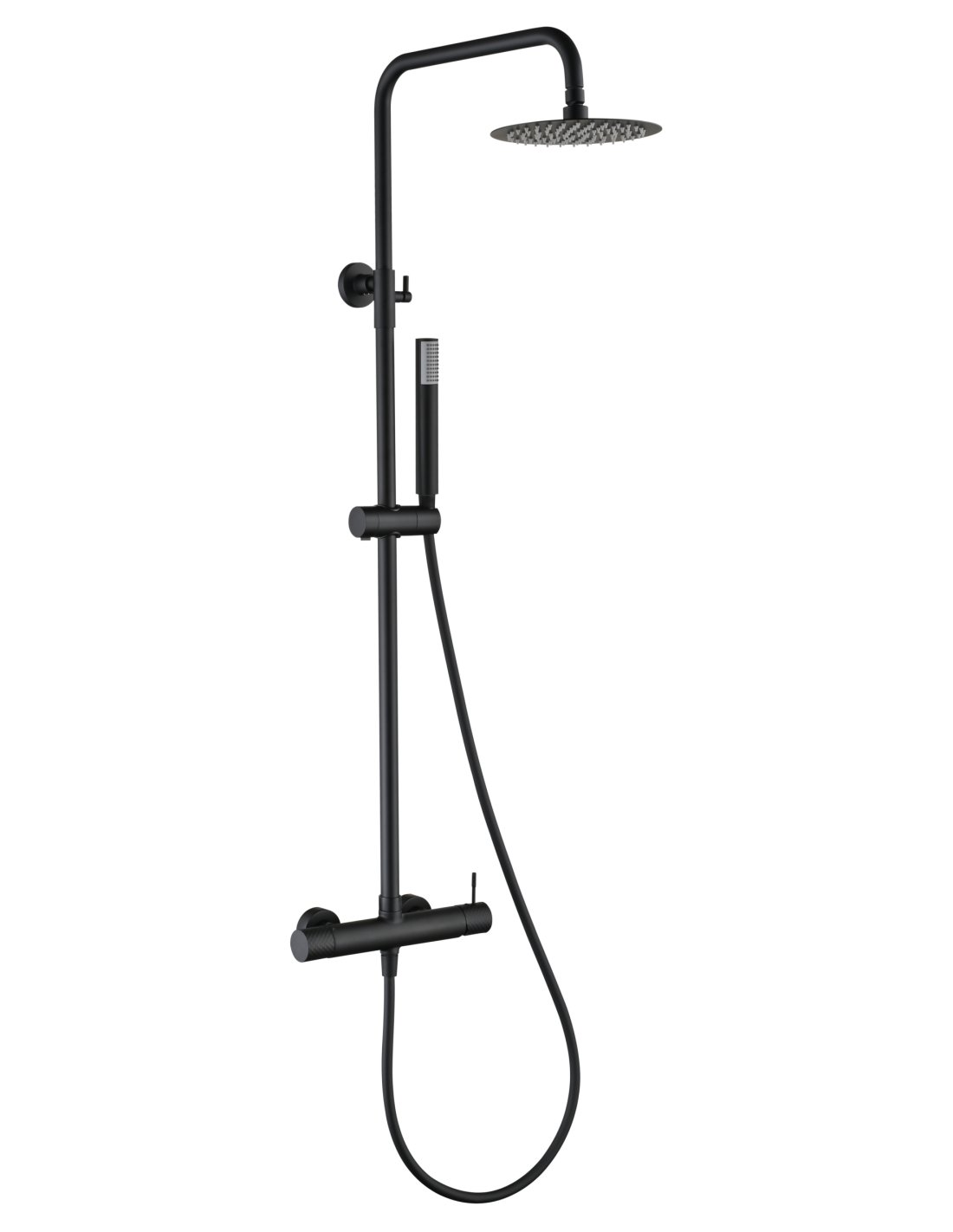 CONJUNTO DUCHA MONOMANDO GENOVA NEGRO MATE BDG053/NG CONJUNTO DUCHA MONOMANDO GENOVA NEGRO MATE BDG053/NG - Imagen 1