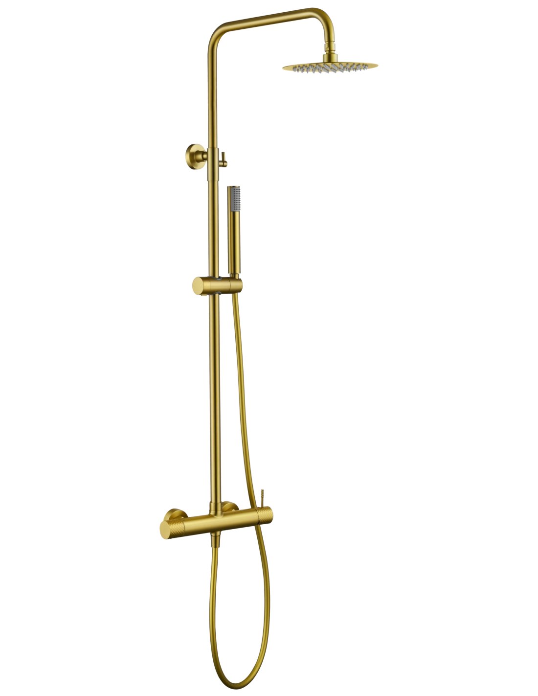 CONJUNTO DUCHA MONOMANDO GENOVA ORO CEPILLADO BDG053/OC CONJUNTO DUCHA MONOMANDO GENOVA ORO CEPILLADO BDG053/OC - Imagen 1