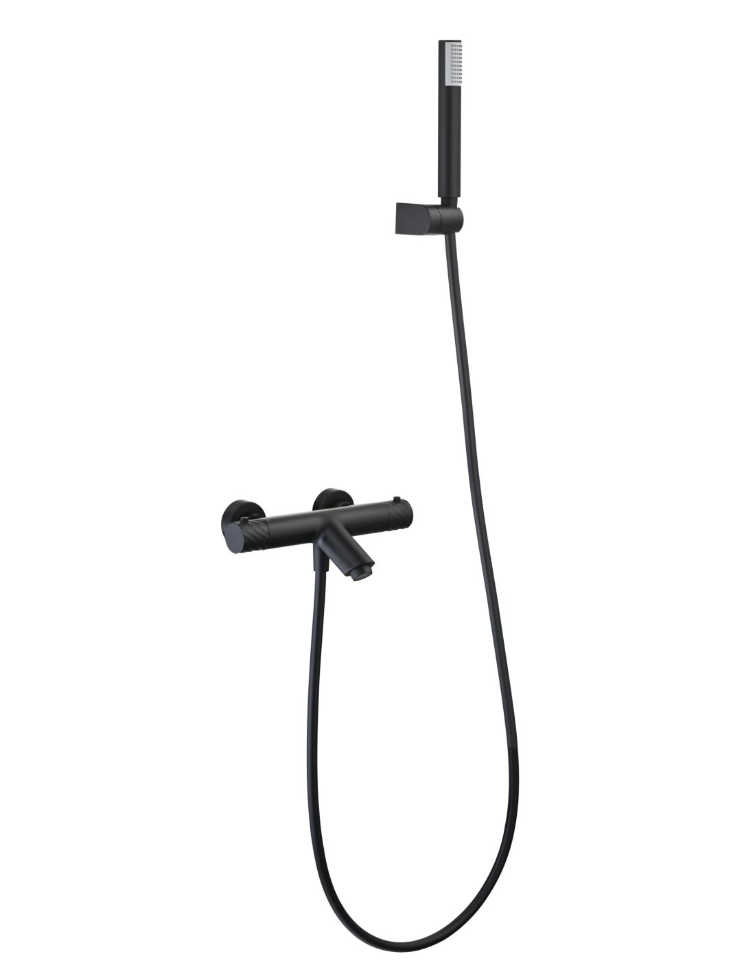 KIT BAÑO/DUCHA TERMOSTÁTICO BLESS NEGRO MATE BTB063-4NG KIT BAÑO/DUCHA TERMOSTÁTICO BLESS NEGRO MATE BTB063-4NG - Imagen 1