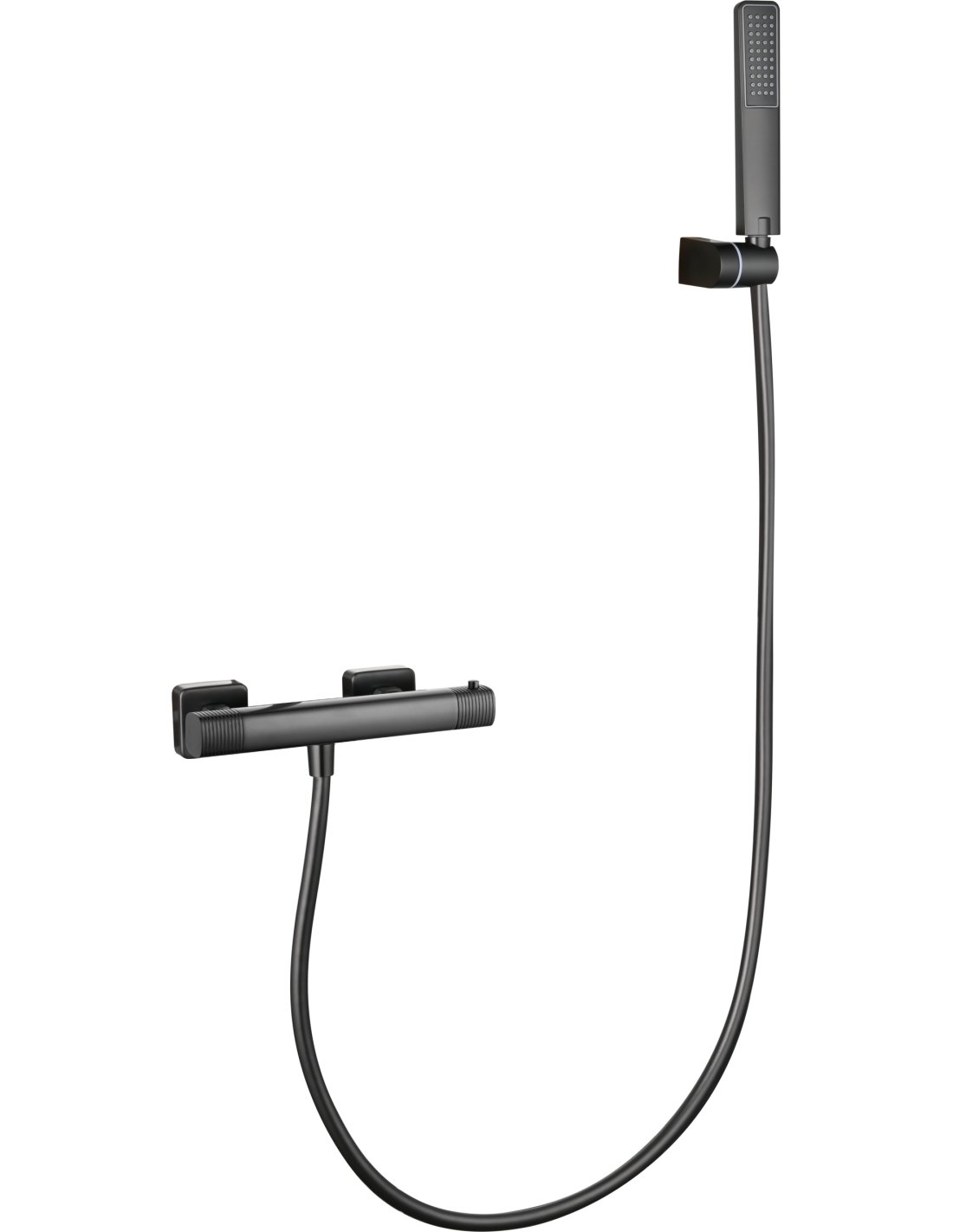 KIT DUCHA TERMOSTÁTICO FIRENZE BLACK GUN METAL BTF065-5BGM KIT DUCHA TERMOSTÁTICO FIRENZE BLACK GUN METAL BTF065-5BGM - Imagen 1