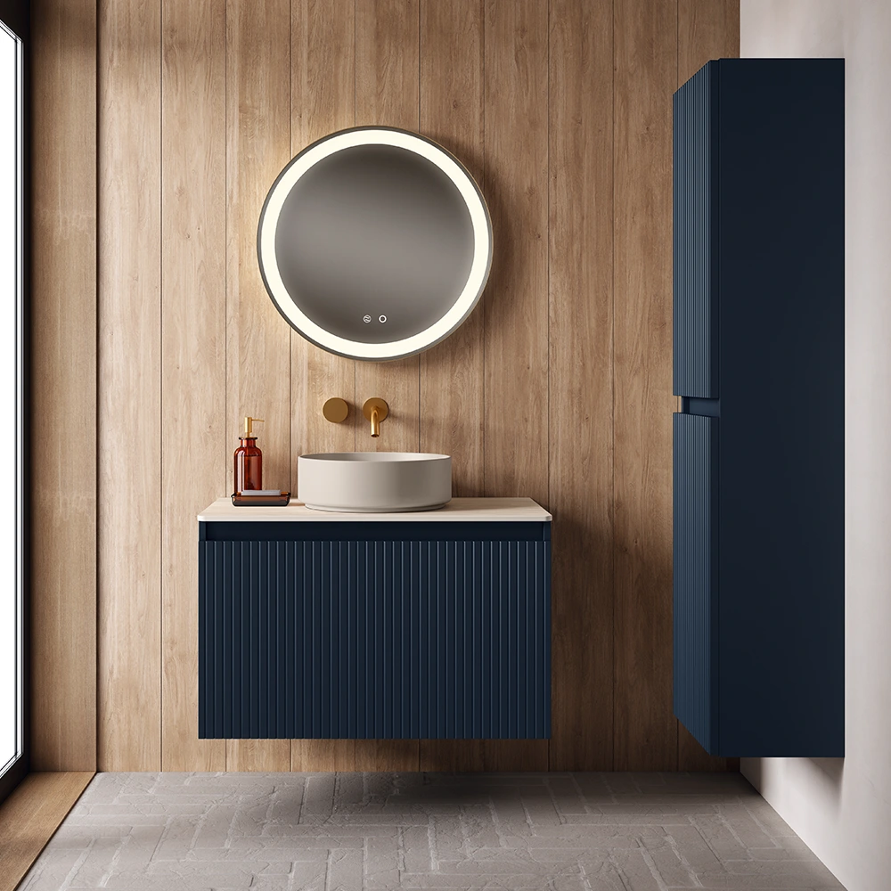 duo-navy Mueble baño suspendido Bari DUO de Visobath TOP 60-80-100-120