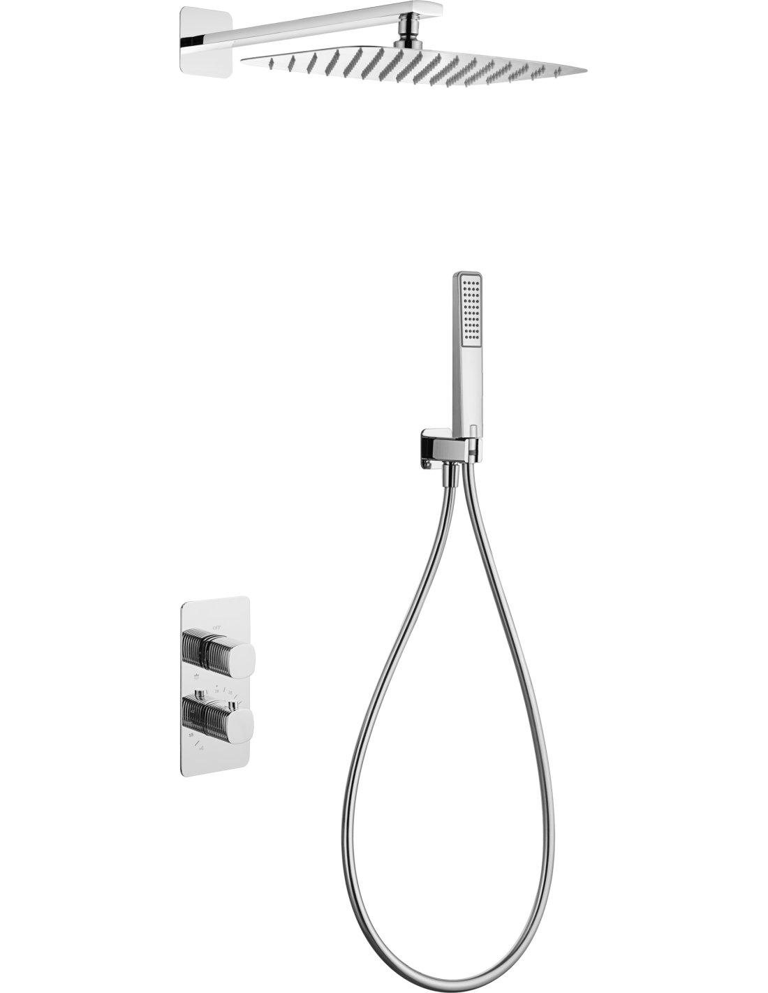 CONJUNTO DUCHA TERMOSTÁTICO EMPOTRADO FIRENZE GTF065 CONJUNTO DUCHA TERMOSTÁTICO EMPOTRADO FIRENZE GTF065 - Imagen 1