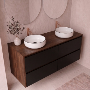 Mueble baño suspendido Aura TOP 2 o 4 Cajones 60-80-100-120-140-160-180-200-240 - Imagen 2