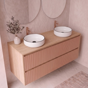 Mueble baño suspendido Aura TOP 2 o 4 Cajones 60-80-100-120-140-160-180-200-240 - Imagen 5