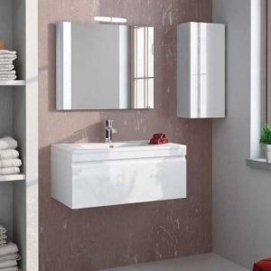 Mueble baño suspendido Natalia 1 cajón de Avila dos 60-80-100-120 - Imagen 4