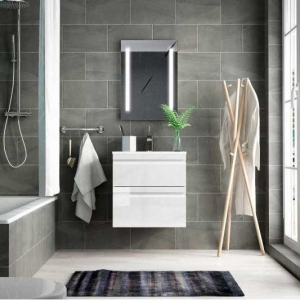 Mueble baño suspendido Natalia 2 cajones de Avila dos 60-80-100-120 - Imagen 2