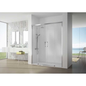 Mampara Frontal Kassandra S400 CU100 Plata Brillo