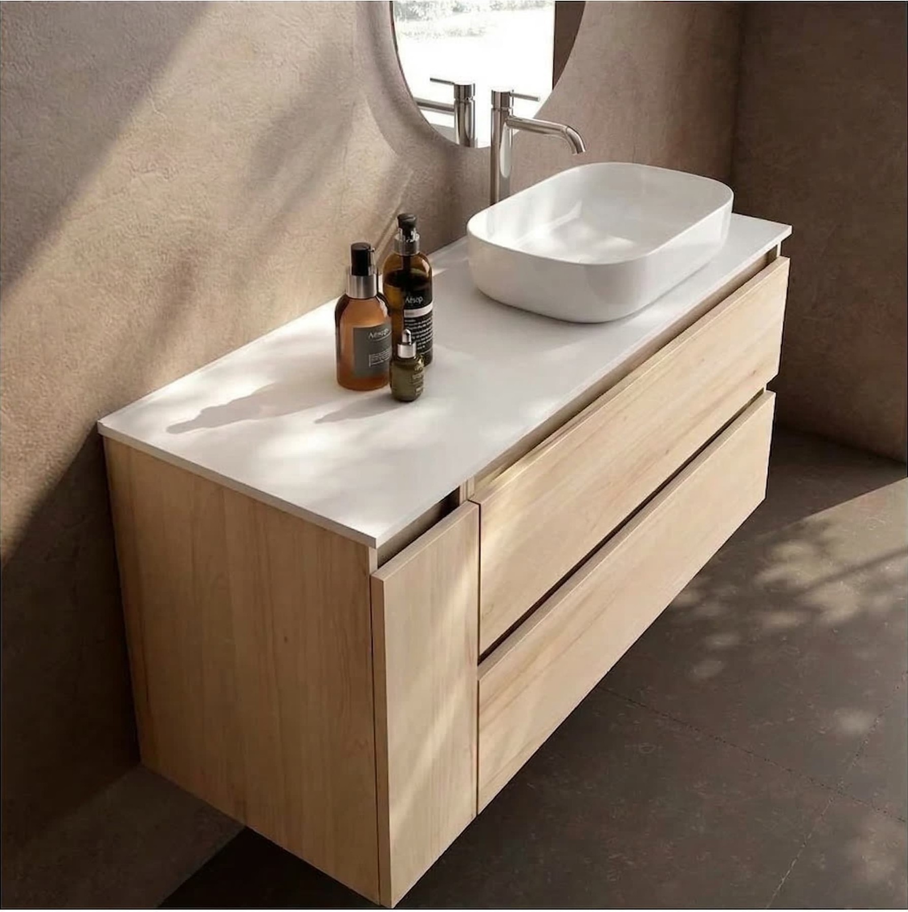 Box producto-top_2c1p_lam 292996 Mueble de baño suspendido Box 2C+1P TOP Laminado de Visobath