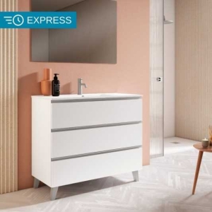 Mueble de baño con patas Granada 3C Suelo Lacado de Visobath - Imagen 3