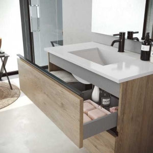 Mueble de baño con patas Granada 2C Suelo Lacado de Visobath - Imagen 6