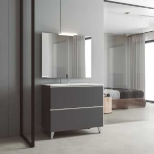 Mueble de baño con patas Granada 2C Suelo Laminado de Visobath - Imagen 7