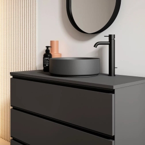 Mueble de baño con patas Granada 3C Suelo TOP Lacado de Visobath - Imagen 3