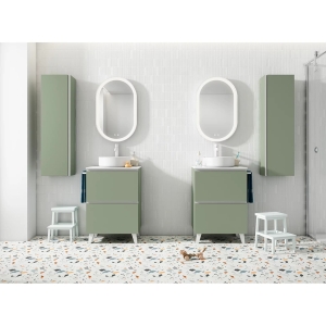 Mueble de baño con patas Granada 2C Suelo TOP Lacado de Visobath