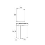 Pack mueble de baño suspendido Nido 1P de Visobath - Imagen 4