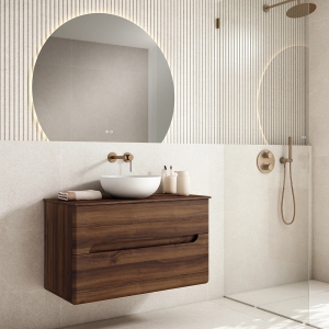 Mueble baño suspendido Onda de Visobath 2 Cajones 60-80-100-120 TOP