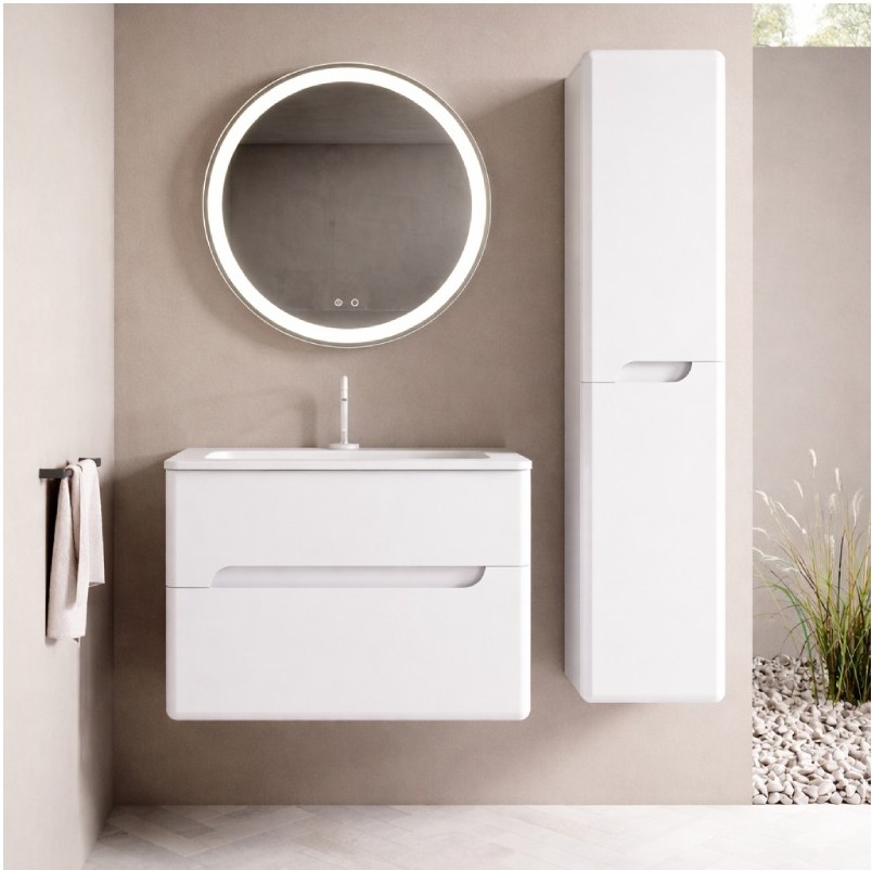 Onda foto 5 Pack de Mueble baño suspendido Onda de Visobath 2 Cajones 60-80-100-120