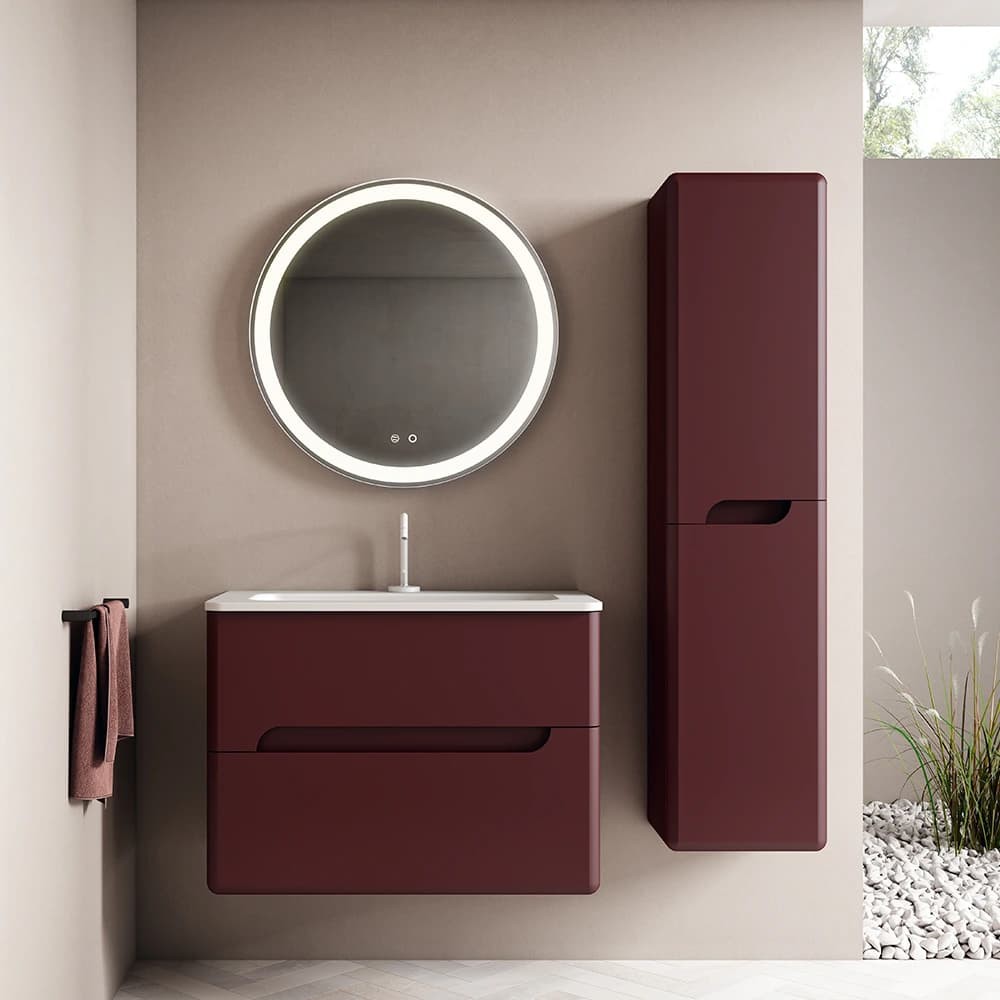 Mueble baño suspendido Onda de Visobath 2 Cajones 60-80-100-120 Mueble baño suspendido Onda de Visobath 2 Cajones 60-80-100-120